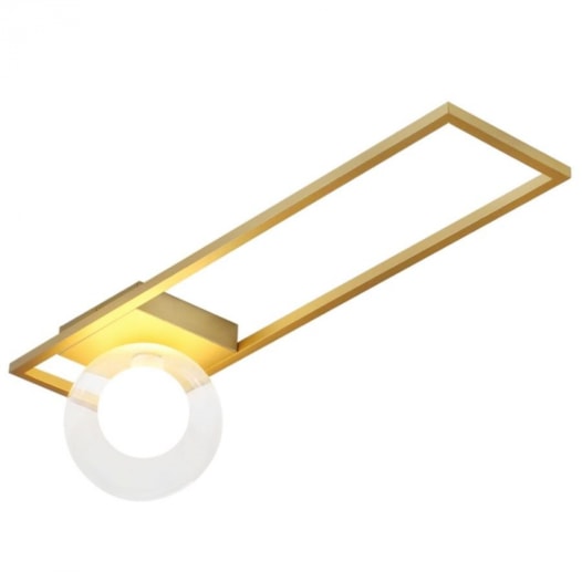 PLAFON DE SOBREPOR ORBIT MONDRI TRANSPARENTE E DOURADO | STUDIOLUCE PLH1596TRDO PLAFON DE SOBREPOR ORBIT MONDRI TRANSPARENTE E DOURADO | STUDIOLUCE PLH1596TRDO