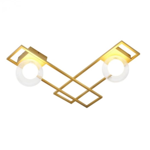 PLAFON DE SOBREPOR ORBIT MONDRI TRANSPARENTE E DOURADO | STUDIOLUCE PLH1598TRDO PLAFON DE SOBREPOR ORBIT MONDRI TRANSPARENTE E DOURADO | STUDIOLUCE PLH1598TRDO