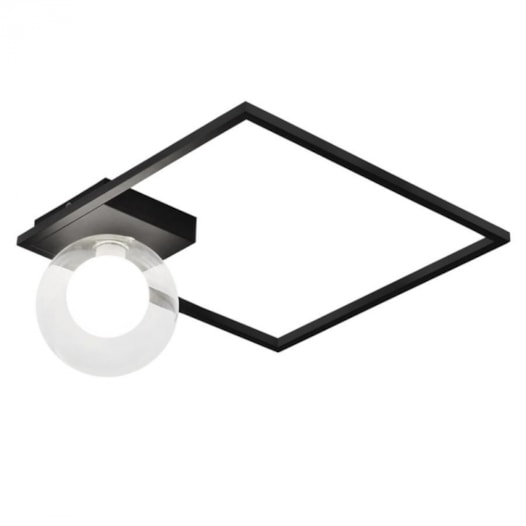 PLAFON DE SOBREPOR ORBIT MONDRI TRANSPARENTE E PRETO | STUDIOLUCE PLH1593TRPT PLAFON DE SOBREPOR ORBIT MONDRI TRANSPARENTE E PRETO | STUDIOLUCE PLH1593TRPT