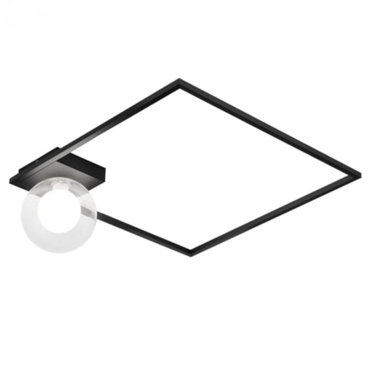 PLAFON DE SOBREPOR ORBIT MONDRI TRANSPARENTE E PRETO | STUDIOLUCE PLH1594TRPT PLAFON DE SOBREPOR ORBIT MONDRI TRANSPARENTE E PRETO | STUDIOLUCE PLH1594TRPT