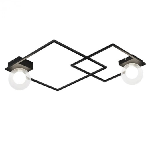 PLAFON DE SOBREPOR ORBIT MONDRI TRANSPARENTE E PRETO | STUDIOLUCE PLH1595TRPT PLAFON DE SOBREPOR ORBIT MONDRI TRANSPARENTE E PRETO | STUDIOLUCE PLH1595TRPT