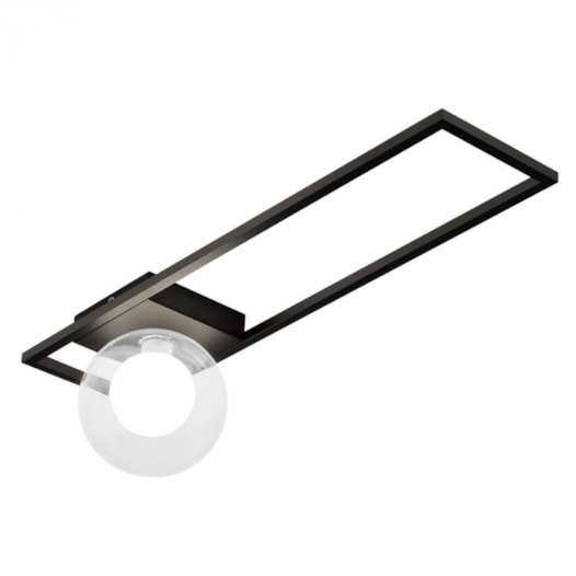 PLAFON DE SOBREPOR ORBIT MONDRI TRANSPARENTE E PRETO | STUDIOLUCE PLH1596TRPT PLAFON DE SOBREPOR ORBIT MONDRI TRANSPARENTE E PRETO | STUDIOLUCE PLH1596TRPT