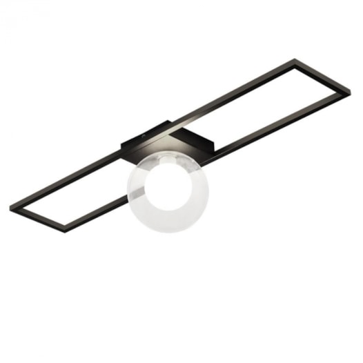 PLAFON DE SOBREPOR ORBIT MONDRI TRANSPARENTE E PRETO | STUDIOLUCE PLH1597TRPT PLAFON DE SOBREPOR ORBIT MONDRI TRANSPARENTE E PRETO | STUDIOLUCE PLH1597TRPT