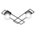 PLAFON DE SOBREPOR ORBIT MONDRI TRANSPARENTE E PRETO | STUDIOLUCE PLH1598TRPT PLAFON DE SOBREPOR ORBIT MONDRI TRANSPARENTE E PRETO | STUDIOLUCE PLH1598TRPT