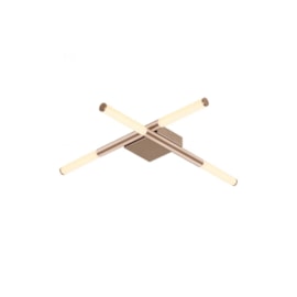 PLAFON DE SOBREPOR PALITO DOURADO 70X70X7CM 2700K | BELLA ILUMINAÇÃO CD016 PLAFON DE SOBREPOR PALITO DOURADO 70X70X7CM 2700K | BELLA ILUMINAÇÃO CD016