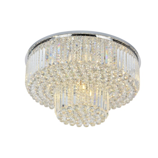 PLAFON DE SOBREPOR REDONDO Ø80X42CM CRISTAL E METAL CROMADO E TRANSPARENTE | SINDORA DCX00724 PLAFON DE SOBREPOR REDONDO Ø80X42CM CRISTAL E METAL CROMADO E TRANSPARENTE | SINDORA DCX00724