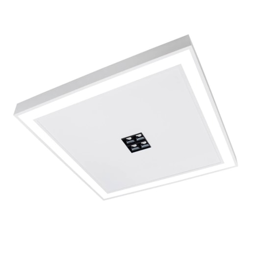 PLAFON FIT EDGE 33,6W COM 4 FOCOS 10º 4W 3000K 127/220V 420X420X40MM | NEWLINE PL0128LED3