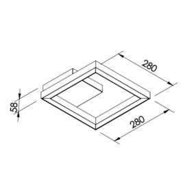 PLAFON FIT LED 25,2W 4000K BIVOLT | NEWLINE - 690LED4 PLAFON FIT LED 25,2W 4000K BIVOLT | NEWLINE - 690LED4