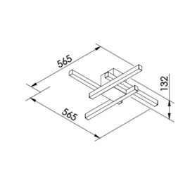 PLAFON FIT LED 33,6W 4000K BIVOLT | NEWLINE 685LED4