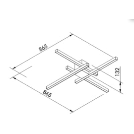 PLAFON FIT LED 50,6W 3000K BIVOLT | NEWLINE 686LED3