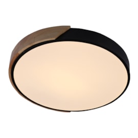 PLAFON IPÊ REDONDO 420X50 LED 22W 3000K 1398 LM BIVOLT PRETO + MADEIRA | USINA IMPORTS UI20035/42PT PLAFON IPÊ REDONDO 420X50 LED 22W 3000K 1398 LM BIVOLT PRETO + MADEIRA | USINA IMPORTS UI20035/42PT