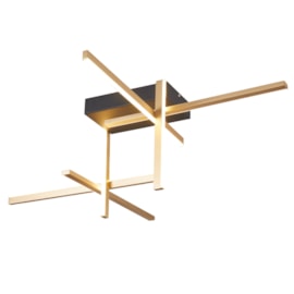 PLAFON LED ASHI 38W 3000K OURO CHAMPAGNE | NORDECOR 2791 PLAFON LED ASHI 38W 3000K OURO CHAMPAGNE | NORDECOR 2791