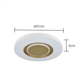 PLAFON LED DEVON POLICARBONATO E AÇO DOURADO | HEVVY 1157 LY-8763M DR PLAFON LED DEVON POLICARBONATO E AÇO DOURADO | HEVVY 1157 LY-8763M DR