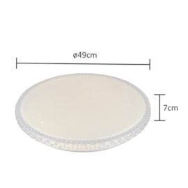 PLAFON LED FIANN POLICARBONATO E AÇO BRANCO | HEVVY 1181 LY-8207AL BC PLAFON LED FIANN POLICARBONATO E AÇO BRANCO | HEVVY 1181 LY-8207AL BC