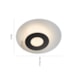 PLAFON LED KOTE C/ 40CM 24W 3000K PT/BR | NORDECOR 2756