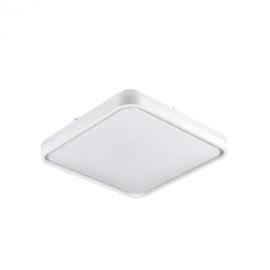 PLAFON LED VONTAE POLICARBONATO E AÇO BRANCO 48W 3000K | HEVVY 1149 LY-8809BM