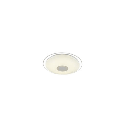 PLAFON LED VOX POLICARBONATO E AÇO BRANCO | HEVVY 1182 LY-8020M BC