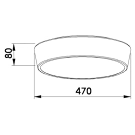 PLAFON LUNARE 470X470X80MM 37,8W 3000K 127/220V | NEWLINE PL02043LED3 PLAFON LUNARE 470X470X80MM 37,8W 3000K 127/220V | NEWLINE PL02043LED3