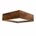 PLAFON MEIO ESQUADRO MADEIRA 40X40X12CM | ACCORD 494