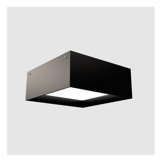 PLAFON MEIO ESQUADRO MADEIRA 40X40X12CM | ACCORD 494