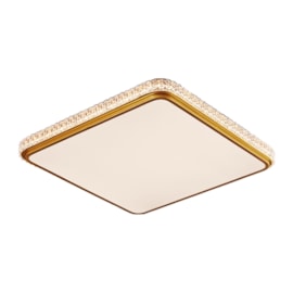 PLAFON MILETO QUADRADO 490X490X50 LED 60W 3000K 3462 LM BIVOLT CHAMPAGNE | USINA IMPORTS UI20051/49CP-M PLAFON MILETO QUADRADO 490X490X50 LED 60W 3000K 3462 LM BIVOLT CHAMPAGNE | USINA IMPORTS UI20051/49CP-M