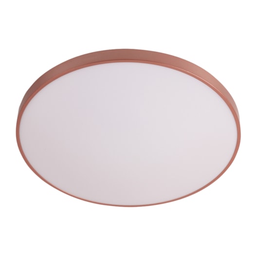 PLAFON ÓRBITA REDONDO ROSE GOLD 270X20 LED 24W 3000K 1560LM BIVOLT | USINA IMPORTS UI20125/24RG