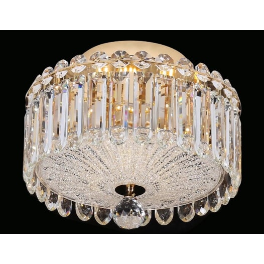 PLAFON REDONDO25×20CM G9×4, METAL+CRISTAL DOURADO | SINDORA DCX00269 PLAFON REDONDO25×20CM G9×4, METAL+CRISTAL DOURADO | SINDORA DCX00269
