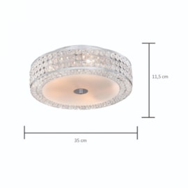 PLAFON SARAH METAL, AÇO E CRISTAL PRATA TRANSPARENTE 5XG9 | HEVVY 0577 SL-94646/C5 PLAFON SARAH METAL, AÇO E CRISTAL PRATA TRANSPARENTE 5XG9 | HEVVY 0577 SL-94646/C5