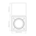 PLAFON SQUARE OUT AR111 164X164MM BRANCO | STELLA STH20935BR PLAFON SQUARE OUT AR111 164X164MM BRANCO | STELLA STH20935BR