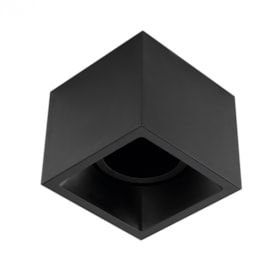 PLAFON SQUARE OUT AR111 164X164MM PRETO | STELLA STH20935PTO PLAFON SQUARE OUT AR111 164X164MM PRETO | STELLA STH20935PTO