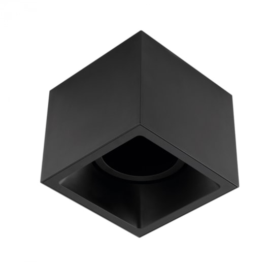 PLAFON SQUARE OUT AR70 120X120MM PRETO | STELLA STH20930PTO PLAFON SQUARE OUT AR70 120X120MM PRETO | STELLA STH20930PTO