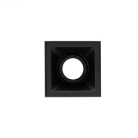 PLAFON SQUARE OUT MR16 100X100MM PRETO | STELLA STH20915PTO