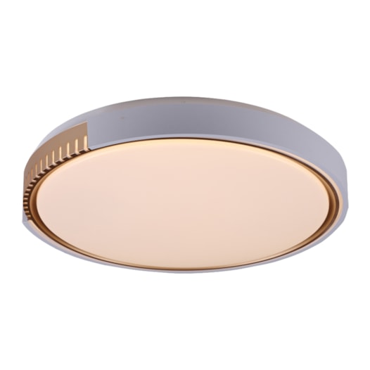 PLAFON TRAMA REDONDO 500 LED 36W 3000K 2880 LM BIVOLT BRANCO + CHAMPAGNE | USINA IMPORTS UI20070/50BTCP-M PLAFON TRAMA REDONDO 500 LED 36W 3000K 2880 LM BIVOLT BRANCO + CHAMPAGNE | USINA IMPORTS UI20070/50BTCP-M