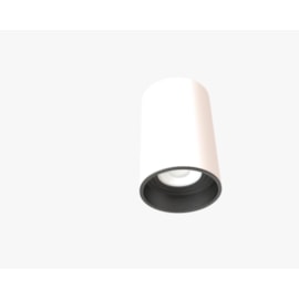 PLAFON TUBE AR70 BRANCO C/ RECUO PRETO | MOON 1060639 PLAFON TUBE AR70 BRANCO C/ RECUO PRETO | MOON 1060639