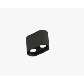 PLAFON TUBE DUPLO MR16 PRETO | MOON 1061402 PLAFON TUBE DUPLO MR16 PRETO | MOON 1061402