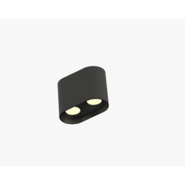 PLAFON TUBE DUPLO MR16 PRETO | MOON 1061402 PLAFON TUBE DUPLO MR16 PRETO | MOON 1061402