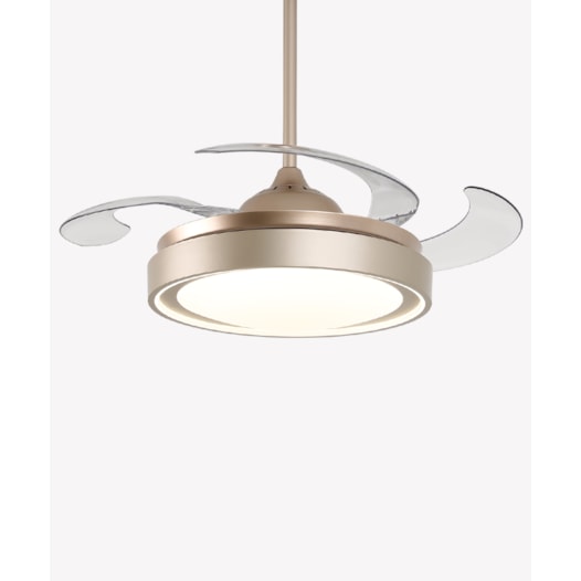 PLAFON VENTILADOR RETRÁTIL AIR GOLD MULTICOR 60W 51,5X47,5CM BIVOLT FERRO E ACRÍLICO DOURADO | OPUS LED OPS 85599 PLAFON VENTILADOR RETRÁTIL AIR GOLD MULTICOR 60W 51,5X47,5CM BIVOLT FERRO E ACRÍLICO DOURADO | OPUS LED OPS 85599
