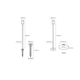 POLE UP  5.6W  2700K | ROMALUX 10127 POLE UP  5.6W  2700K | ROMALUX 10127