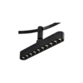 PONTO LED PARA TRILHO CURVE ALUMÍNIO 20W 48V 2700K 24° IRC>90 27,2X3,5X3,3CM PRETO | DIMLUX  700950