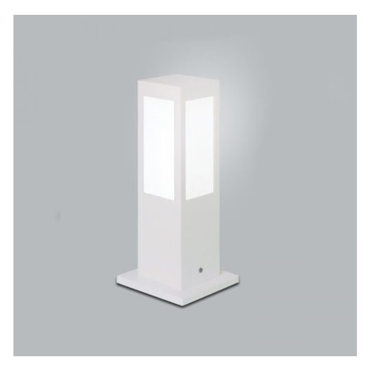 POSTE BALIZADOR ALBERINO 30X11,5X11,5CM ALUMÍNIO E VIDRO | USINA 5510/30 POSTE BALIZADOR ALBERINO 30X11,5X11,5CM ALUMÍNIO E VIDRO | USINA 5510/30