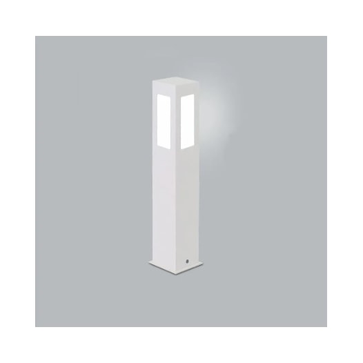 POSTE BALIZADOR ALBERINO EXTERNO 50X9X9CM ALUMÍNIO E VIDRO | USINA 5520/50 POSTE BALIZADOR ALBERINO EXTERNO 50X9X9CM ALUMÍNIO E VIDRO | USINA 5520/50