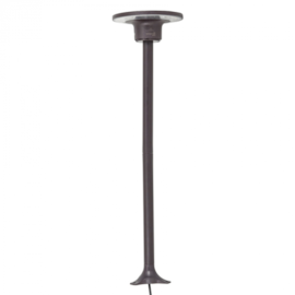 POSTE BALIZADOR LED ECLIPSE EXTERNO 3000K 6W BIVOLT 52,5XØ13CM POLICARBONATO MARROM | GAYA 3153 POSTE BALIZADOR LED ECLIPSE EXTERNO 3000K 6W BIVOLT 52,5XØ13CM POLICARBONATO MARROM | GAYA 3153