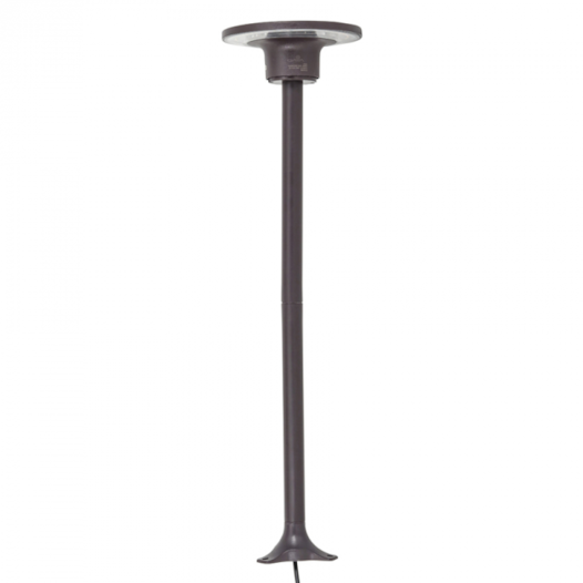 POSTE BALIZADOR LED ECLIPSE EXTERNO 3000K 6W BIVOLT 52,5XØ13CM POLICARBONATO MARROM | GAYA 3153 POSTE BALIZADOR LED ECLIPSE EXTERNO 3000K 6W BIVOLT 52,5XØ13CM POLICARBONATO MARROM | GAYA 3153