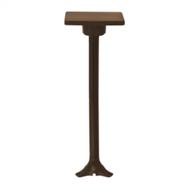 POSTE BALIZADOR LED QUADRADO EXTERNO 3000K 6W BIVOLT 52X13,5X13,5CM POLICARBONATO MARROM | GAYA 3111 POSTE BALIZADOR LED QUADRADO EXTERNO 3000K 6W BIVOLT 52X13,5X13,5CM POLICARBONATO MARROM | GAYA 3111