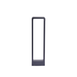 POSTE BALIZADOR LED RONU EXTERNO 3000K 10W BIVOLT 60X16X5,5CM ALUMÍNIO PRETO | NORDECOR 2686