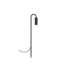 POSTE BALIZADOR PIPE HOOK SMALL COM FINCO SEM DIFUSOR EXTERNO 50XØ9CM METAL | TKS 1316