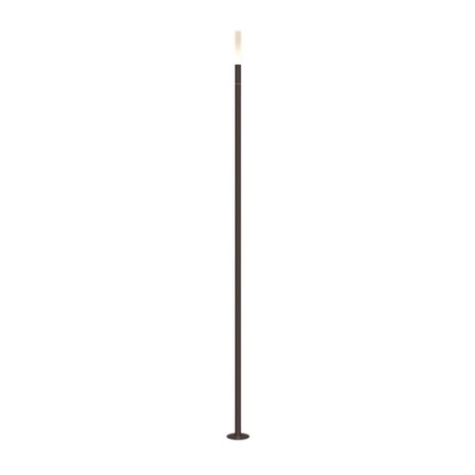 POSTE DE LUZ PIPE PILES G COM BASE EXTERNO 180XØ3,8CM METAL E ACRÍLICO | TKS 1335