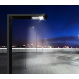 POSTE GIRAFA RETO LED AÇO GALVANIZADO À FOGO PINTURA ELETROSTÁTICA 50W POSTE GIRAFA RETO LED AÇO GALVANIZADO À FOGO PINTURA ELETROSTÁTICA 50W