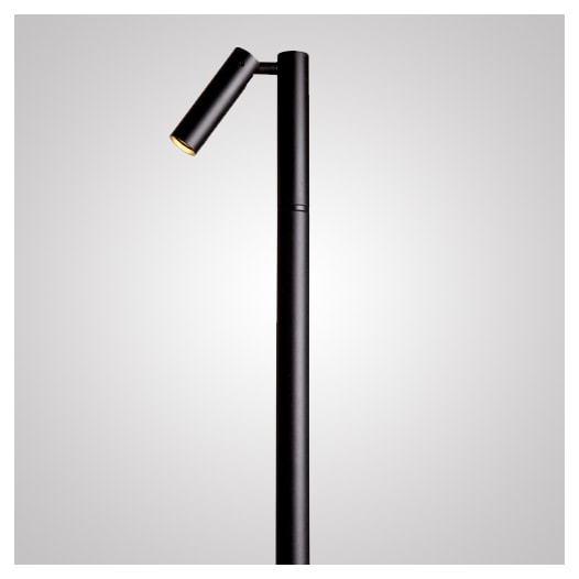 POSTE ORBIT PRETO 3W BASE ALVENARIA 46° HASTE 80CM + BASE 3000K | DIRECT LIGHT 2597 POSTE ORBIT PRETO 3W BASE ALVENARIA 46° HASTE 80CM + BASE 3000K | DIRECT LIGHT 2597