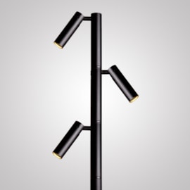 POSTE ORBIT PRETO 9W BASE ALVENARIA 46°. HASTE 120CM + BASE 3000K | DIRECT LIGHT 2600 POSTE ORBIT PRETO 9W BASE ALVENARIA 46°. HASTE 120CM + BASE 3000K | DIRECT LIGHT 2600